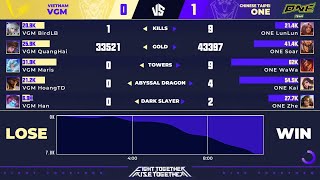 VGM vs ONE Game 1 I AWC 2021 Group Stage Day 1 I V Gaming vs ONE Esports Gaming Full Game