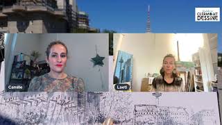 Clermont dessine / En direct avec l'artiste Laetitia Hildebrand