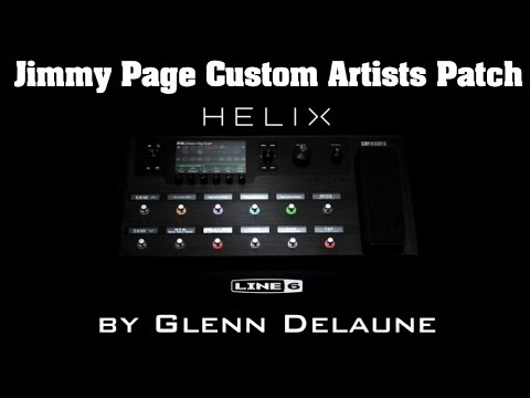 Line 6 Helix Jimmy Page Custom Artist Patch By Glenn Delaune