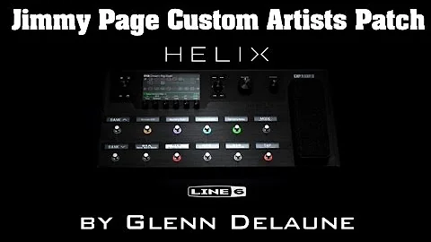 Line 6 Helix Jimmy Page Custom Artist Patch - by Glenn DeLaune