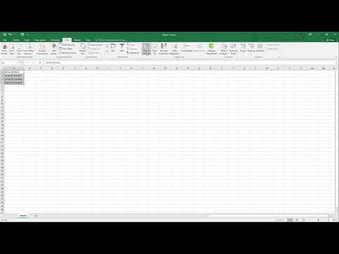 How to Split One Column Into Multiple Columns in Excel Using Text to Columns