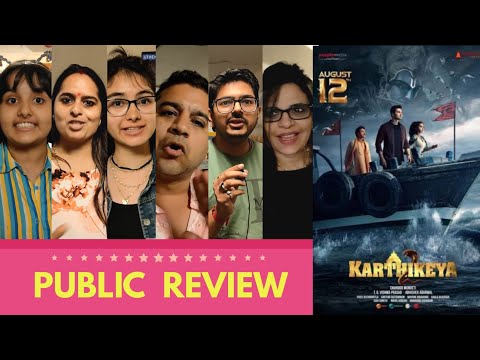 Karthikeya 2 PUBLIC REVIEW | First Day First Show | Nikhil Siddharth, Anupama, Anupam Kher | Hindi