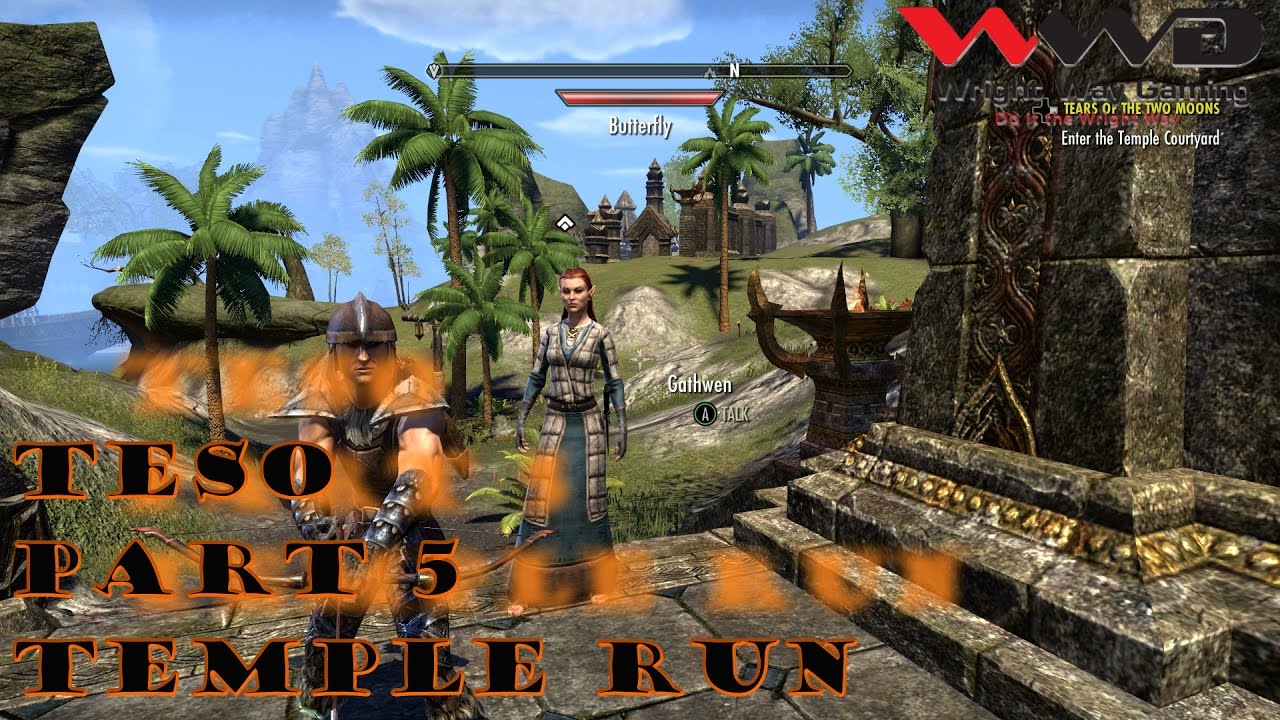 gaming logo The Elder Scrolls Online Gameplay Part 5 Temple Run