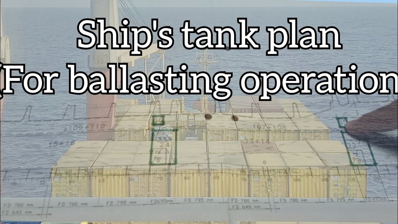 Ship's Tank Plan (For ship's ballasting operations) YouTube
