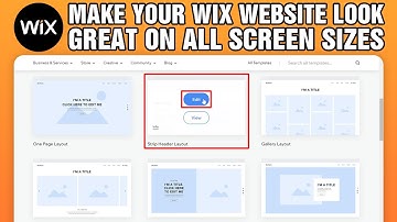 How To Make Your WiX Website Look GREAT on ALL Screen Sizes (2025)