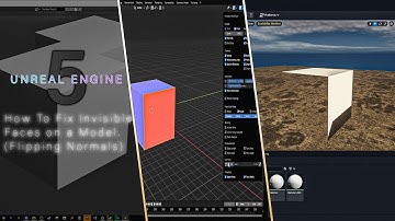 Unreal Engine 5: How To Fix Invisible/Missing Faces on a Model (Flipping Normals in Blender 3.0)