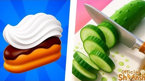 Perfect Cream VS Perfect Slices - All Levels Satisfying Walkthrough Gameplay 