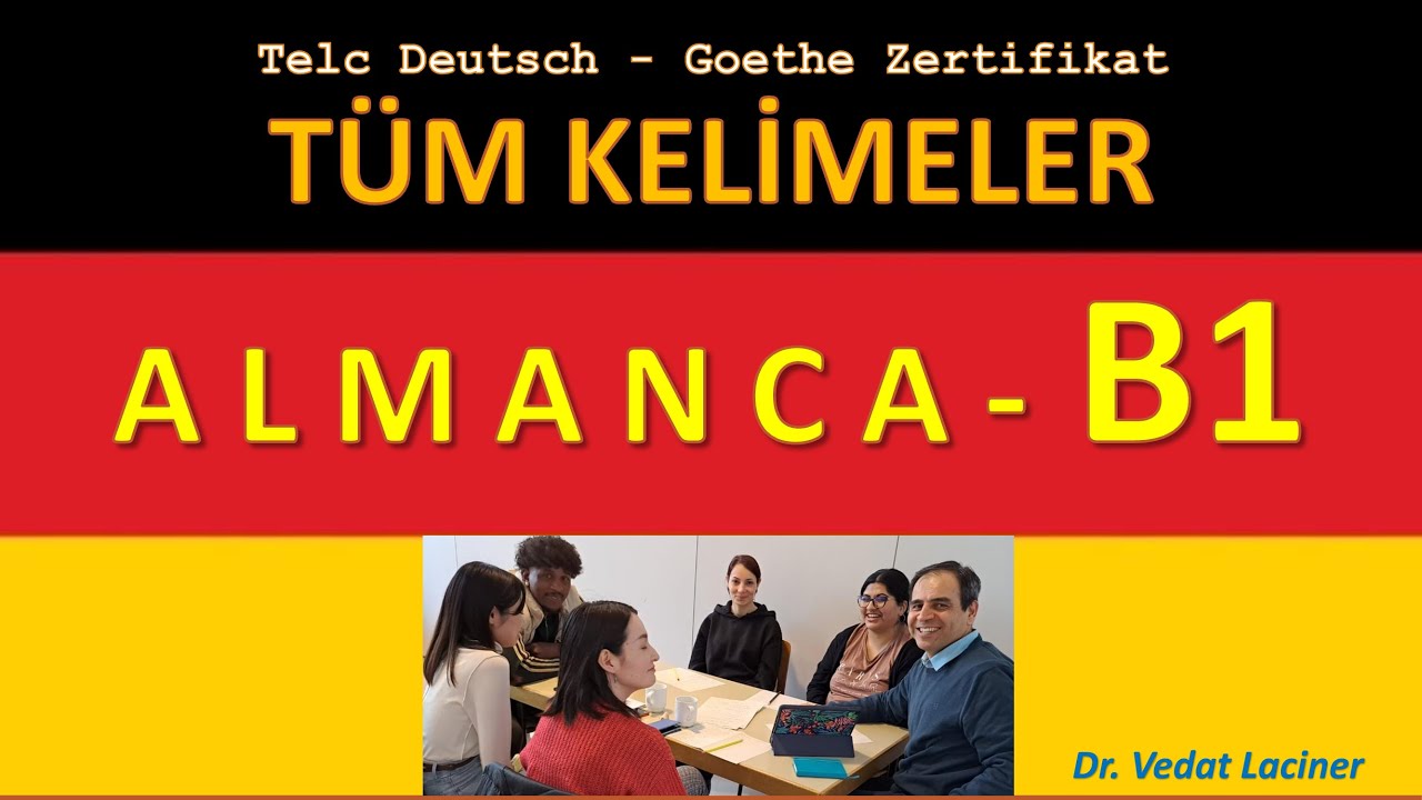 Almanca B1 Mektup örnekleri ALMANCA B1 - BÜTÜN SÖZCÜKLER - YouTube