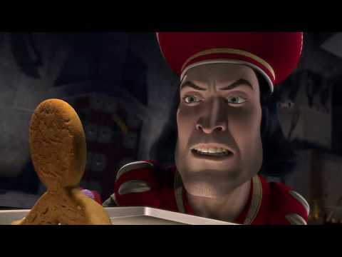 Şrek 1 | Lord Farquaad Kurabiye'yi Sorguluyor | HD