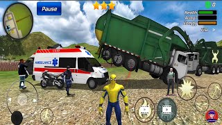 Spider Rope Hero - Gangstar Vegas Crime City Simulator - Fun At City #11 - Android Gameplay screenshot 5