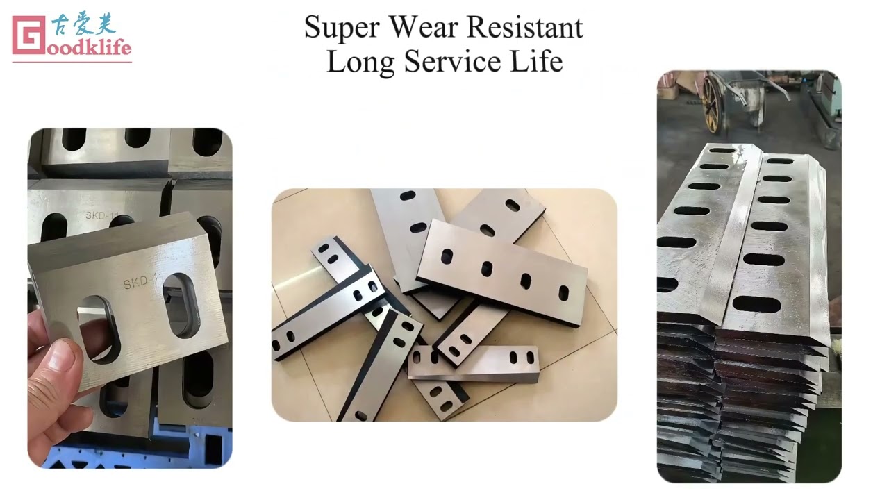 Blades for crushing machines