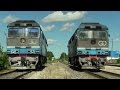 Обкатка тепловозов ТЭП70-0237+0320 / TEP70-0237+0320 test run