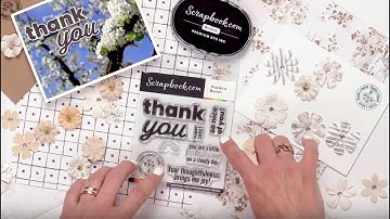 Thanks a Bunch Designer Stamp Set | Scrapbook.com Exclusive