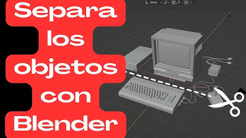 SEPARA modelos STL para impresión 3D con Blender FACIL