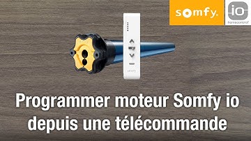 Programmer télécommande Somfy io et son moteur (Réinitialisation) - 100% Volet Roulant