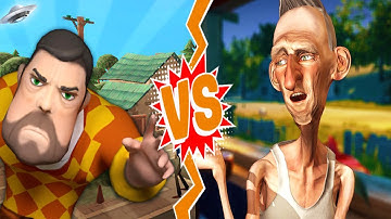 Angry Neighbor Mod APK vs Dark Riddle Mod MOD APK ( Horror Gameplay )
