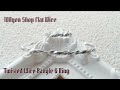 [Bangle+Ring] 100均フラットワイヤーdeツイストバングル&リング / How to make wire wrapping jewelry 30 / 日系百元店手作扭轉手環戒指組