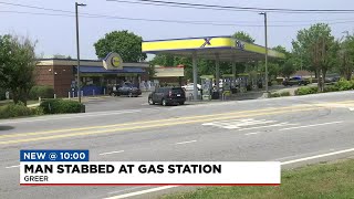 Man in custody after stabbing inside Upstate gas station