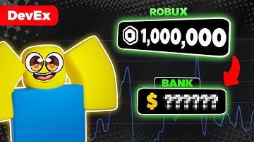 Converting $1,000,000 ROBUX to REAL LIFE MONEY [Roblox Devex] - One Month of Work