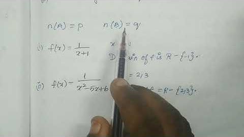 Relations and functions exercise 1.3 (10th maths new syllabus)