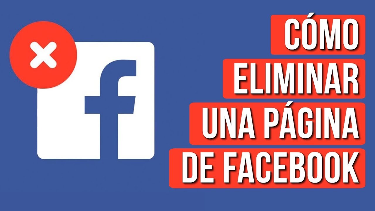 Como Eliminar una Fan Page de Facebook 2024 YouTube