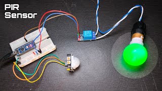How to make motion sensor light at home || PIR Motion Sensor || Techie Lagan