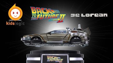 Kids Logic Flying DeLorean! Unboxing Levitating DeLorean Time Machine