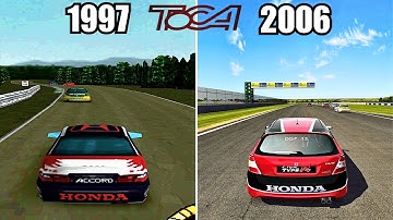 Evolution of TOCA (Race Driver) in Racing Games | Direct Comparison 4K