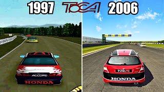 Evolution of TOCA (Race Driver) in Racing Games | 4K