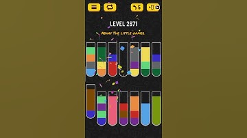 Water sort puzzle level 2671