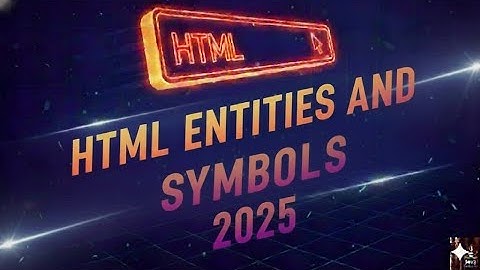 Day13-Master HTML Entities & Symbols | © ® ™ → ₹ | Beginners Guide 2025