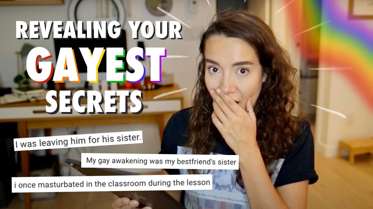 Reacting to YOUR ~Gayest~ Secrets (these are... next level) - YouTube