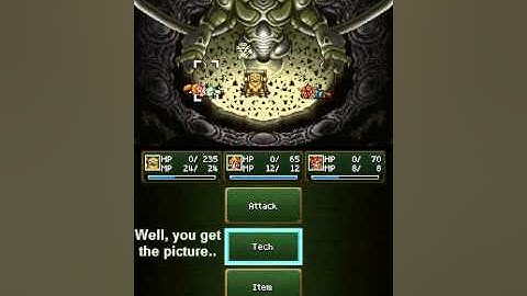 Lowest Level - Chrono Trigger DS - Beating Lavos with Lifeline