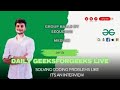 Group Balls by Sequence | Solving Problems Like It’s an Interview Live (GFG POTD)