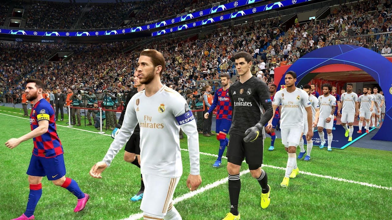 Real Madrid vs Barcelona - UCL FINAL 2019/20 Gameplay ...