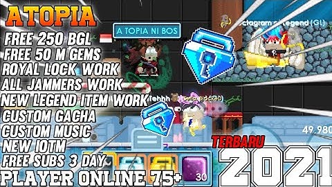 New Growtopia Private Server 2021 Free 250 BGL And 50M Gems🔥