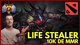 JOGUEI DE LIFESTEALER HARDCARRY... PATCH 7.38C... 10K DE MMR... #DOTA2 #DOTA2BRASIL