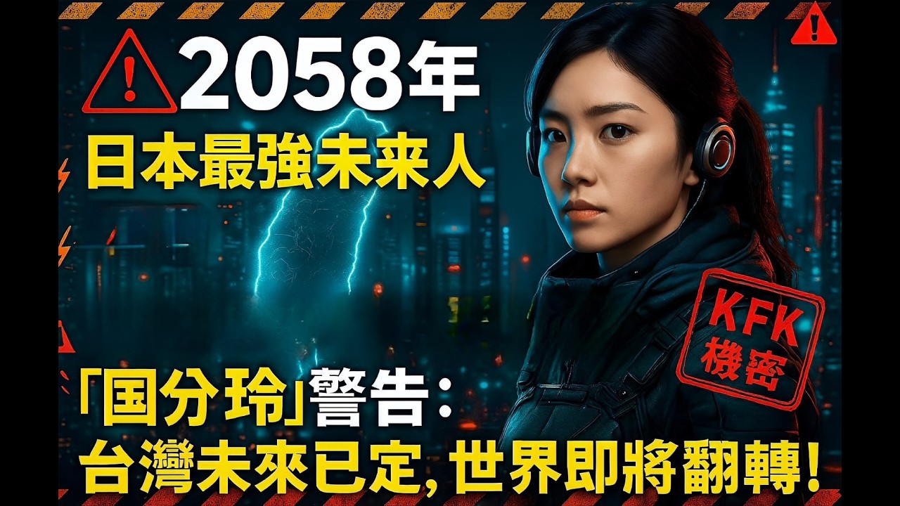 日本最準未來人 2058年現身，台灣與世界的結局已定？｜國分玲 揭露即將發生的世界劇變