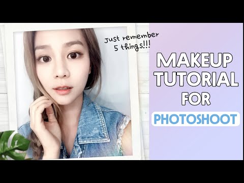 Korean SIMPLE BEAUTIFUL Makeup Tutorial For Photoshoot