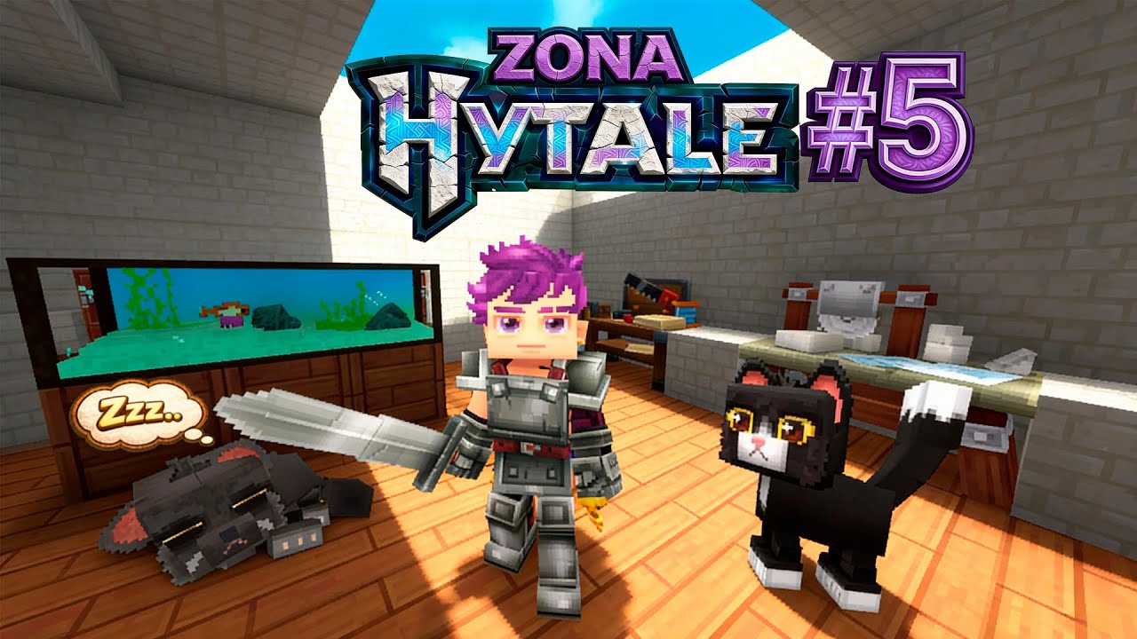 ZONA HYTALE con MODS: Peceras y Gatos Peligrosos