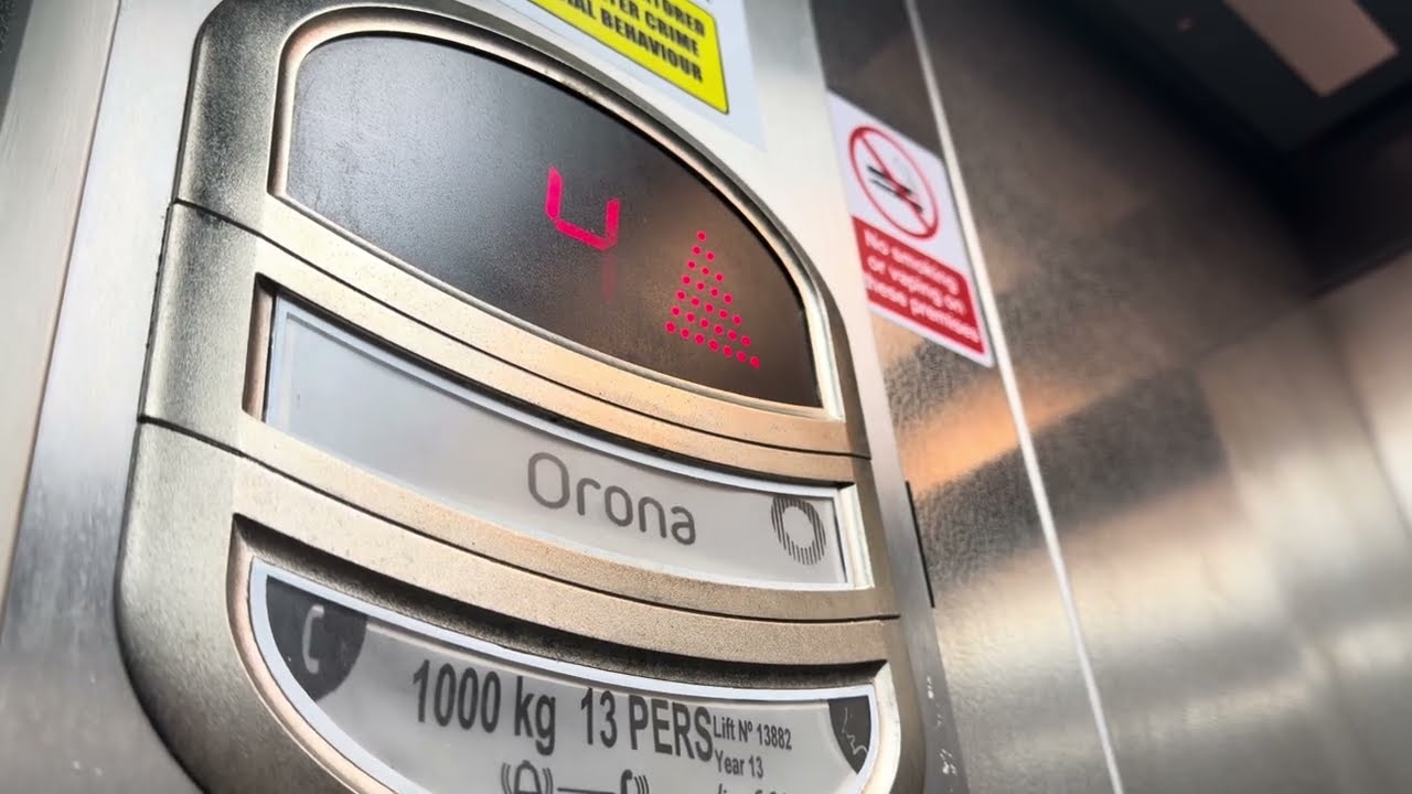 The lift at the Friary car park in Lichfield