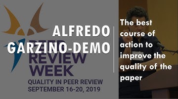 Alfredo Garzino-Demo - The best course of action to improve the quality of the paper