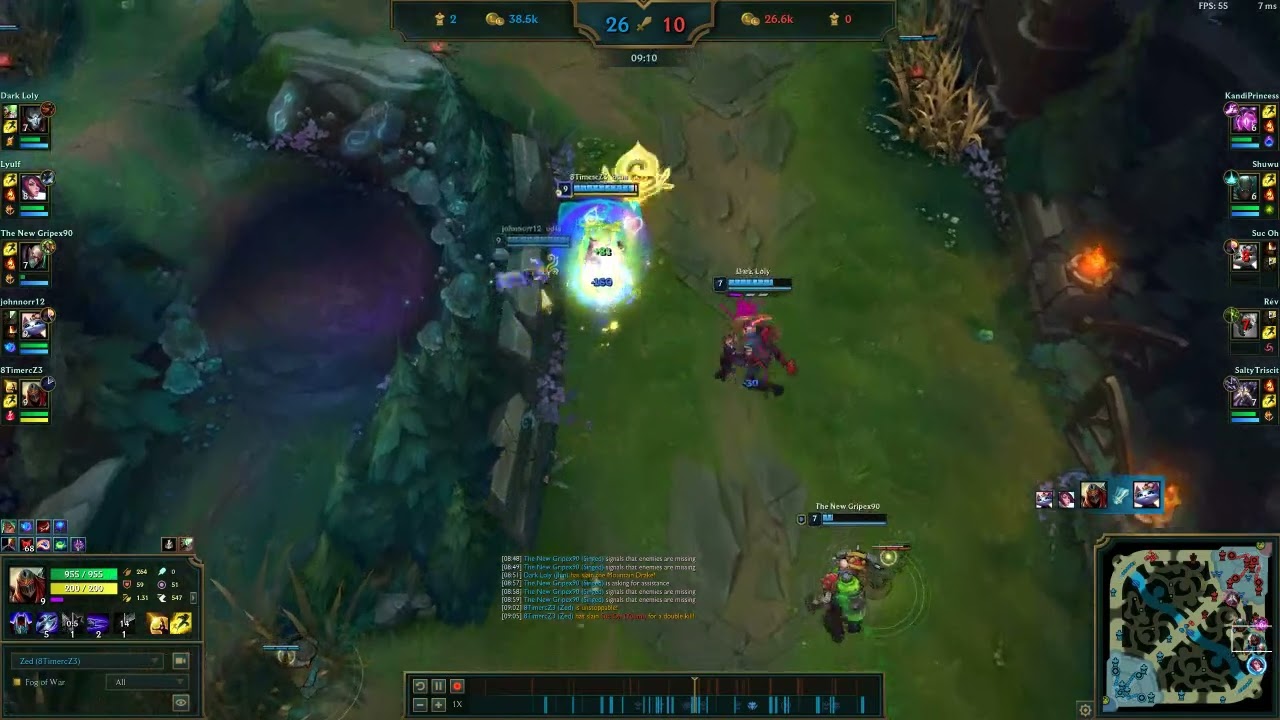 URF Zed Penta 2