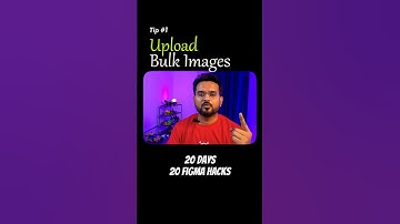 Bulk Image Upload in Figma | Figma Beginner Tutorial. #Day1 #figmatutorial #20days20hacks