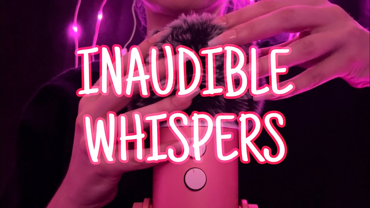 ASMR Pure INAUDIBLE WHISPERS With Fluffy MIC SCRATCHING 🤍 - YouTube
