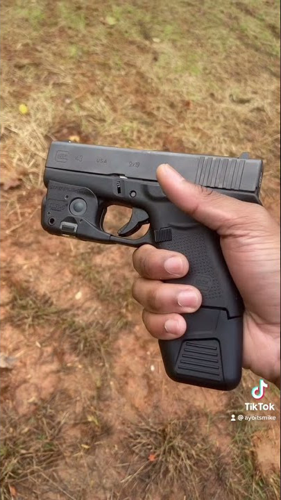 Glock 43 w/ Mag Extension & Laser-Light Como 🔥
