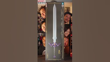 🎮It is REAL 🤩 The Master Sword from #zelda !