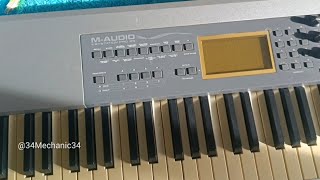 M Audio Keystation Pro 88 Keys Whitening Maudio Keystation Pro 88