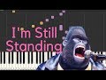 Elton John- I'm Still Standing- Easy Piano Tutorial by Tunes with Tina