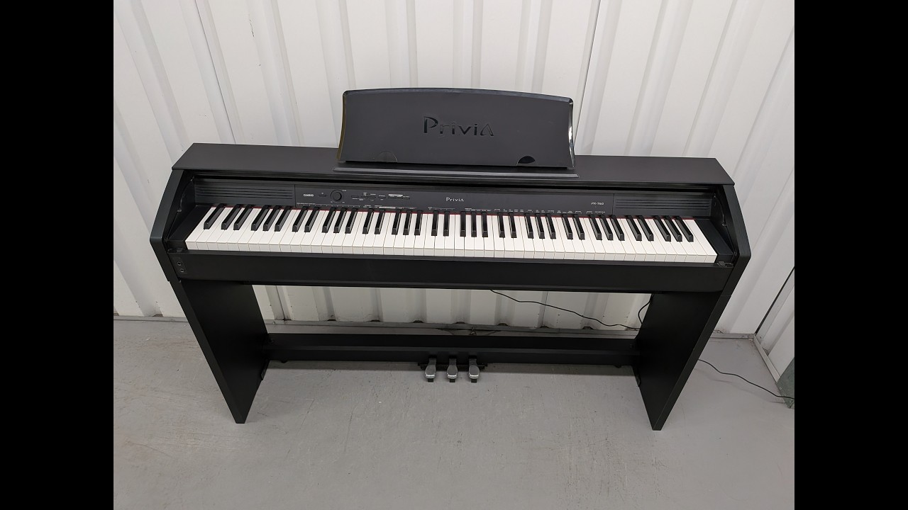 Casio Privia PX-760 Slim Digital Piano slim in satin black stock Casio Privia PX-760 Slim Digital Piano slim in satin black stock